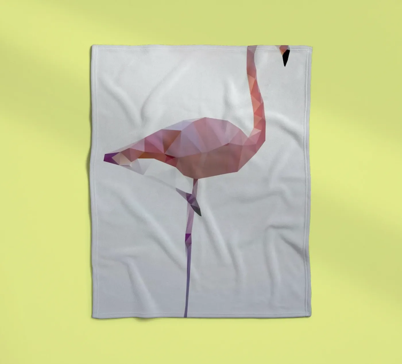 Flamingo Fleecedecke von Three Of The Possessed