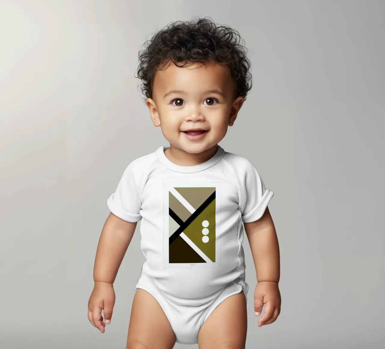 Colour Block I body neonato maniche corte da Nordic Creators