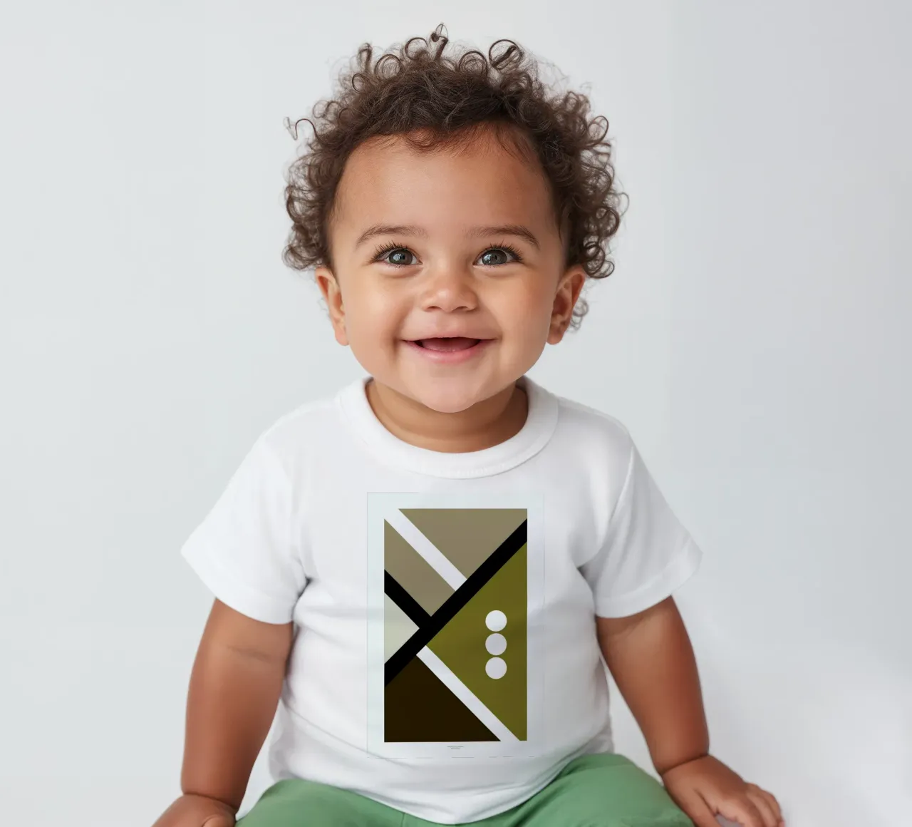 Colour Block I baby t-shirt by Nordic Creators