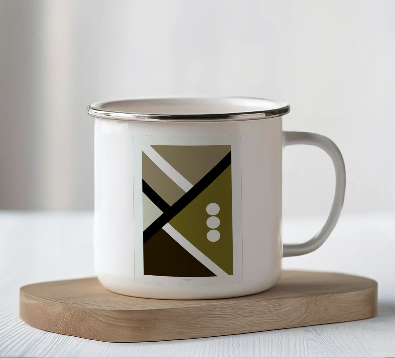 Colour Block I tazza in smalto da Nordic Creators