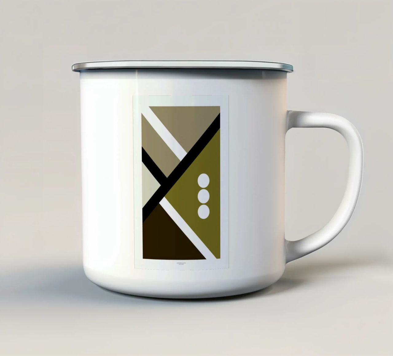 Colour Block I tazza in smalto da Nordic Creators