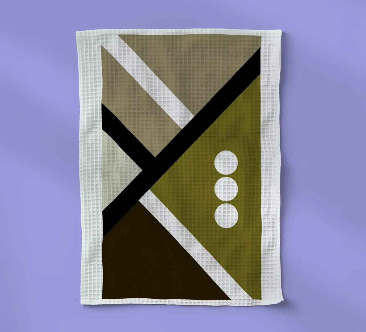 Colour Block I tea towel by Nordic Creators