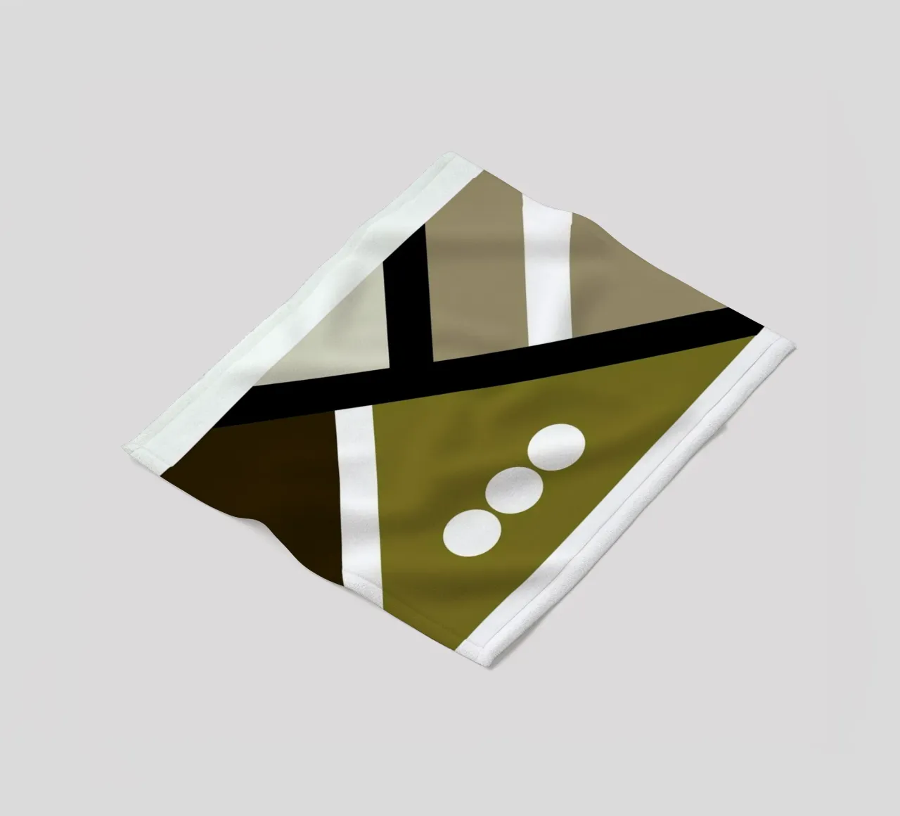 Colour Block I fleece blanket by Nordic Creators