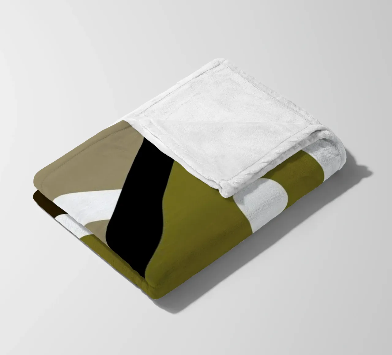 Colour Block I fleece blanket by Nordic Creators