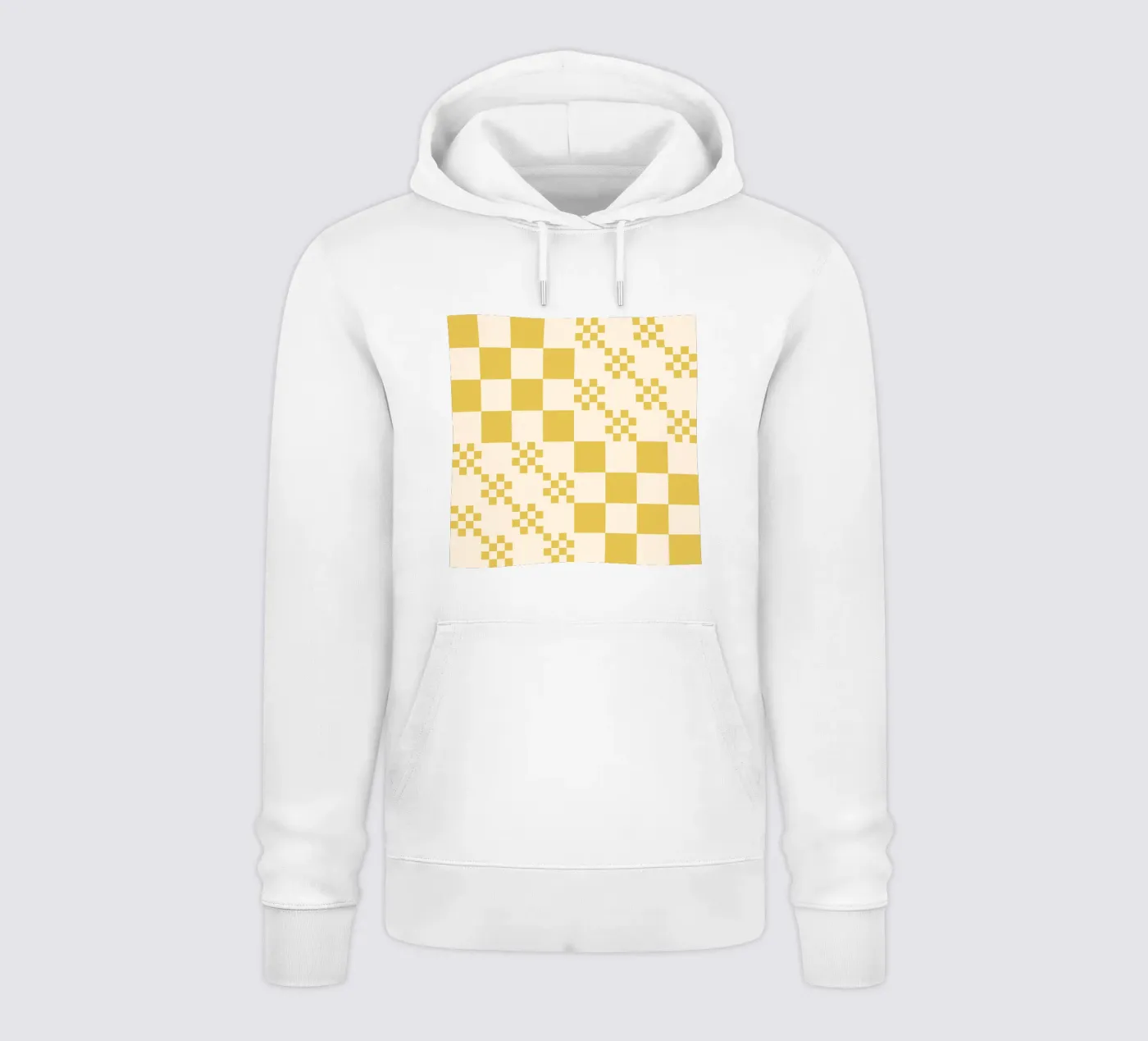 Flippiges Gittermuster Hoodie von Wackapacka