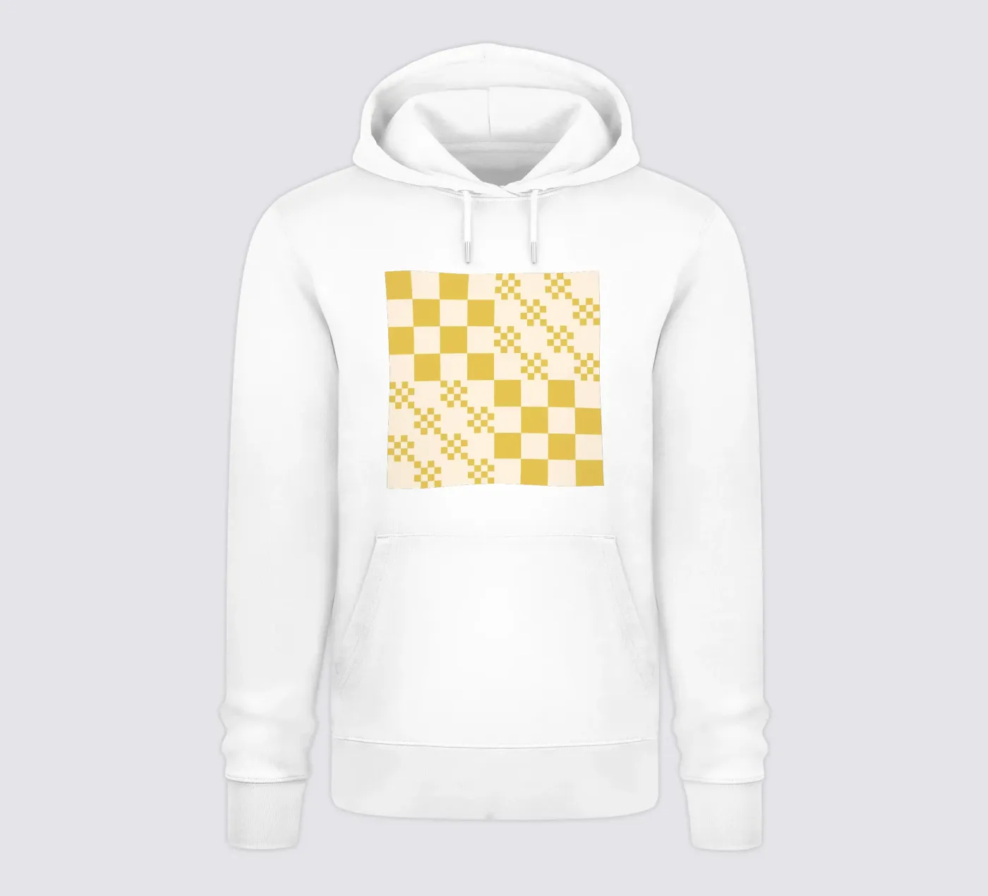 Flippiges Gittermuster Hoodie von Wackapacka