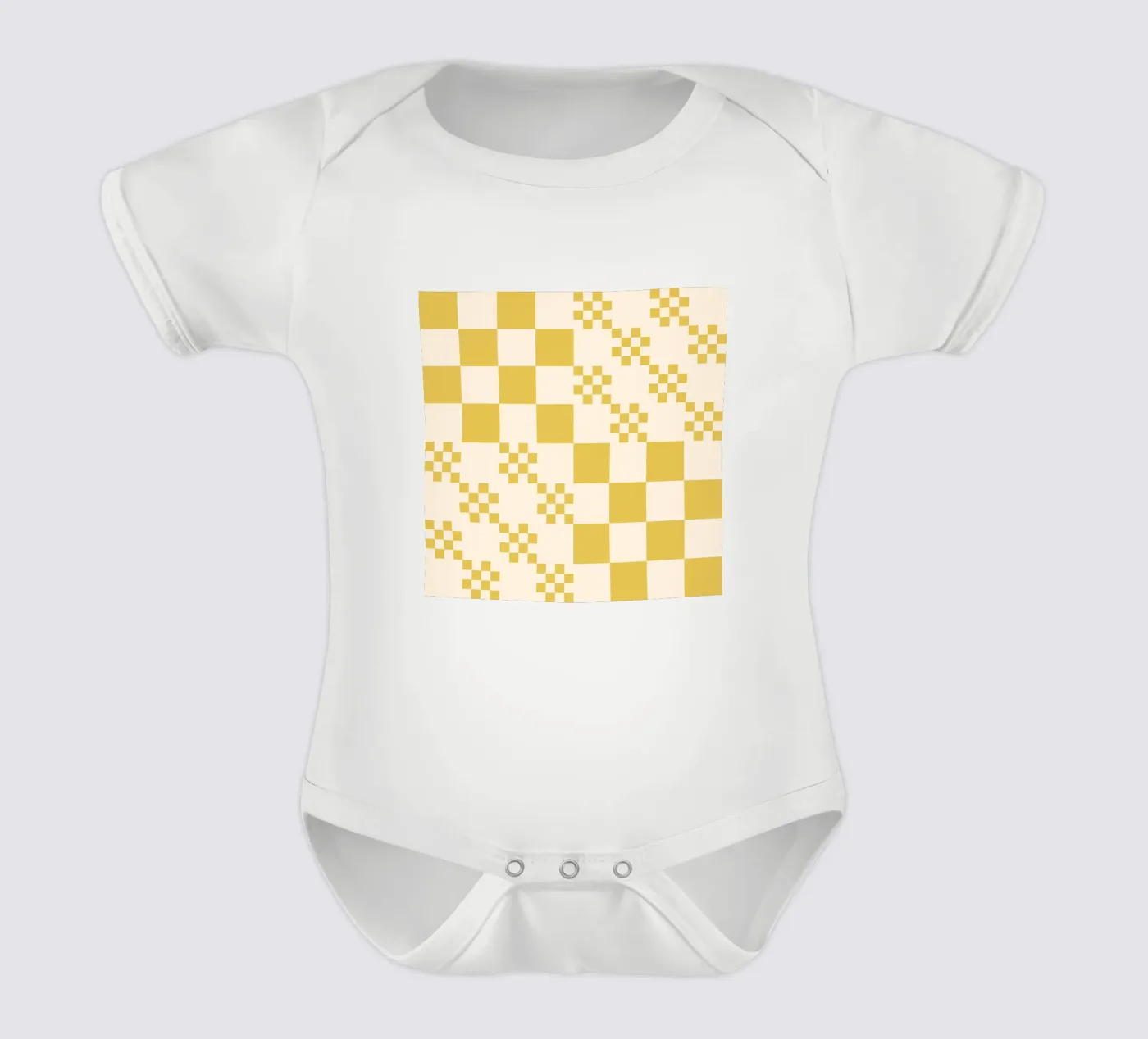 Motif de grille amusant body bébé de Wackapacka