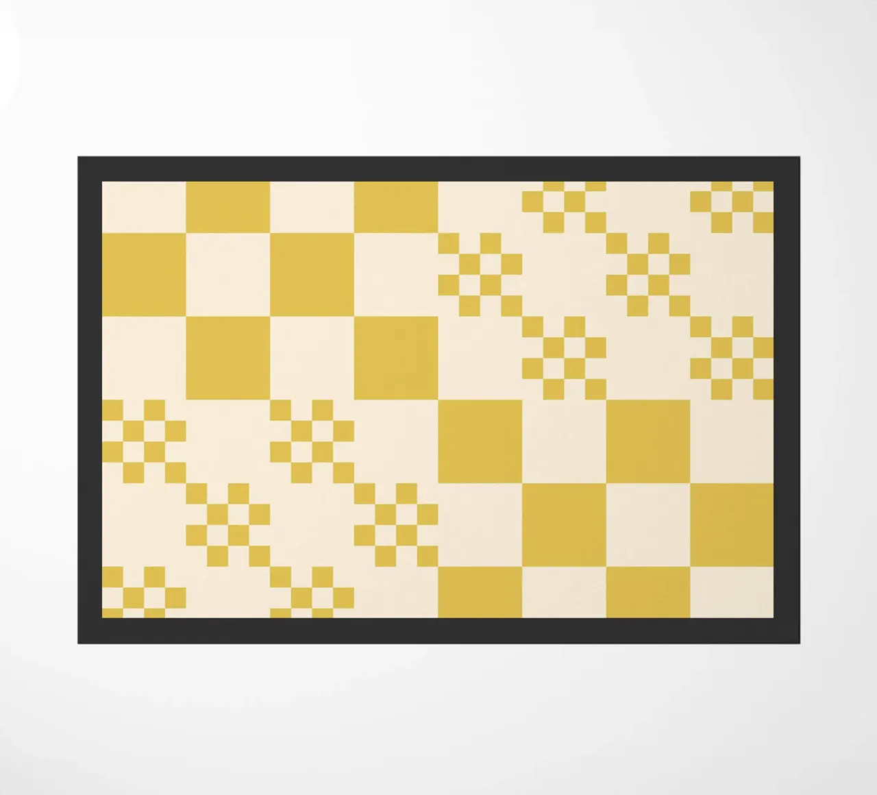 Motif de grille amusant paillasson de Wackapacka