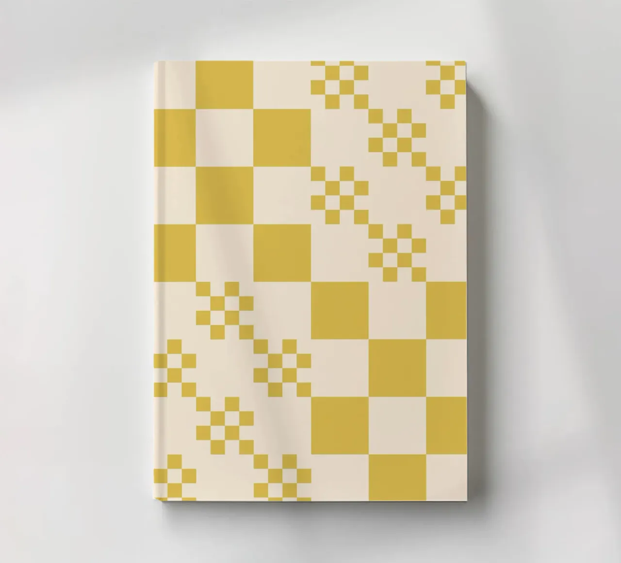 Funky grid pattern notebook by Wackapacka