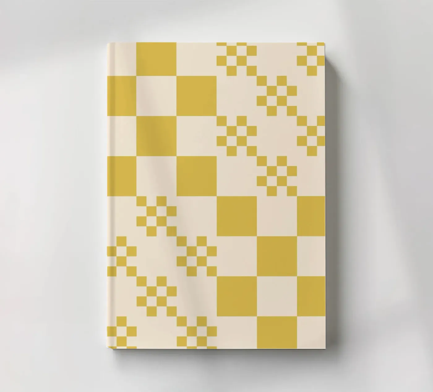 Funky grid pattern Notizbuch von Wackapacka