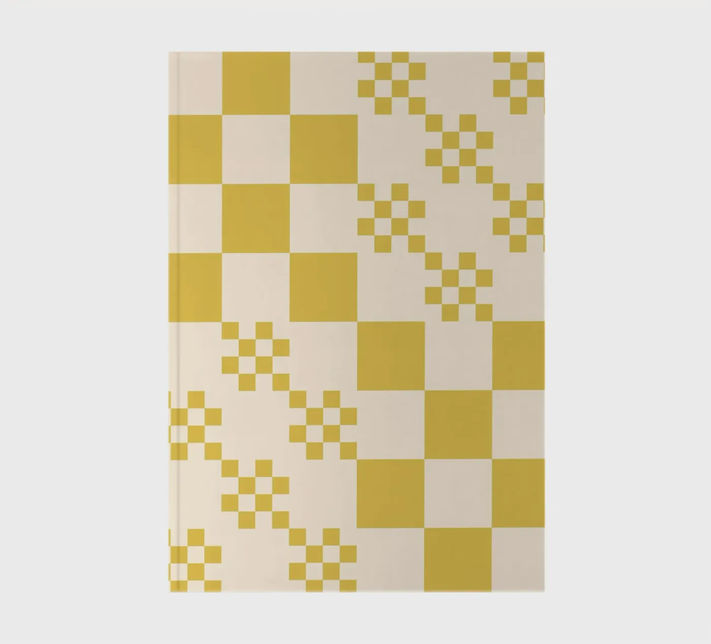 Funky grid pattern Notizbuch von Wackapacka