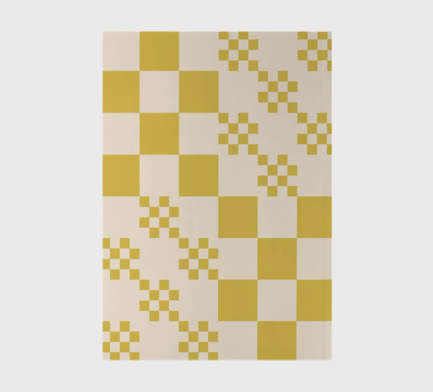 Funky grid pattern Notizbuch von Wackapacka