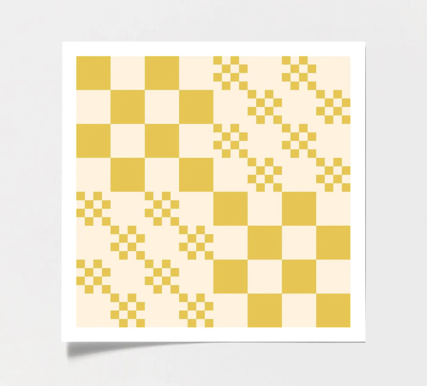 Funky rasterpatroon stickervel van Wackapacka