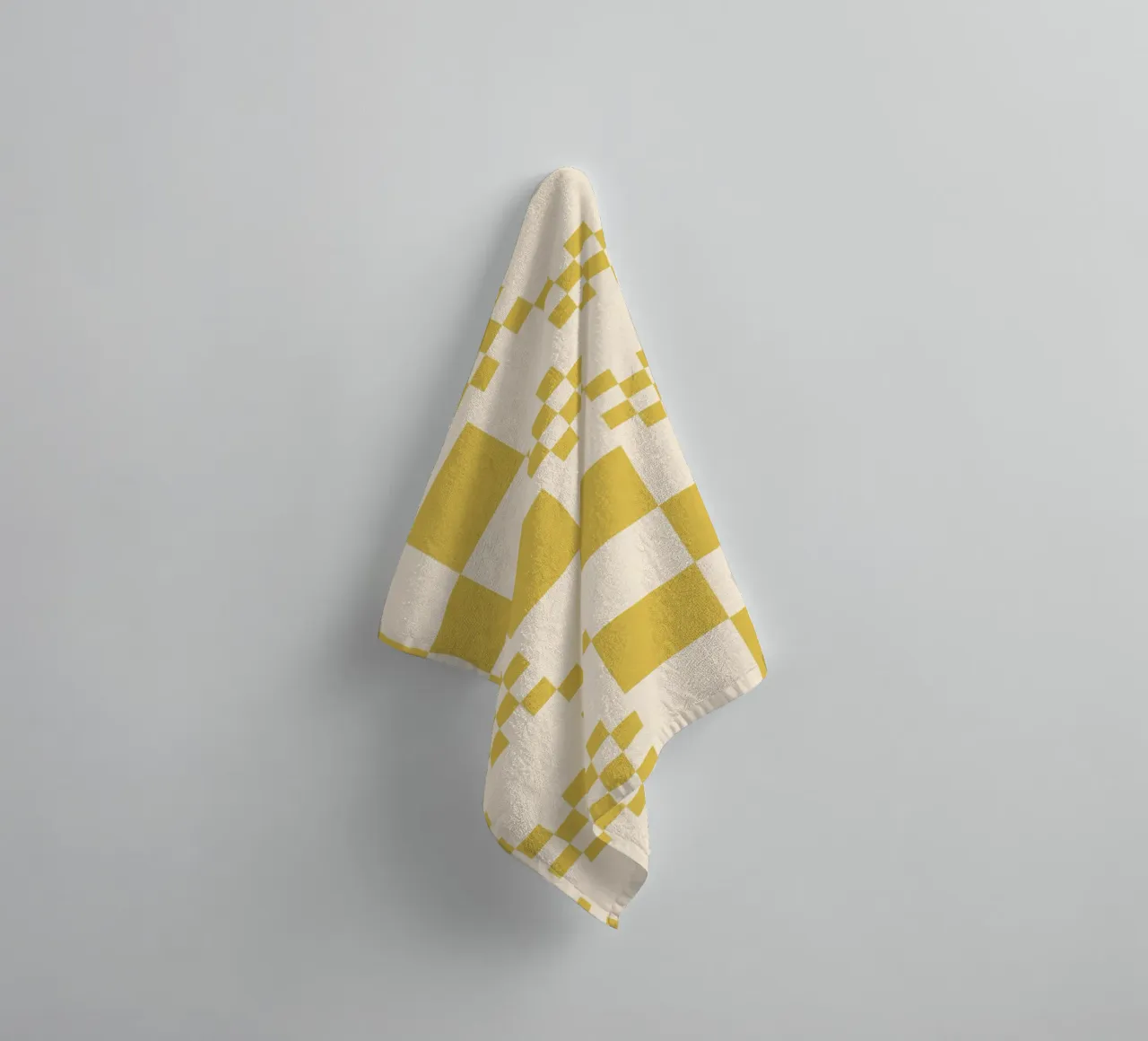 Funky rasterpatroon badhanddoek van Wackapacka