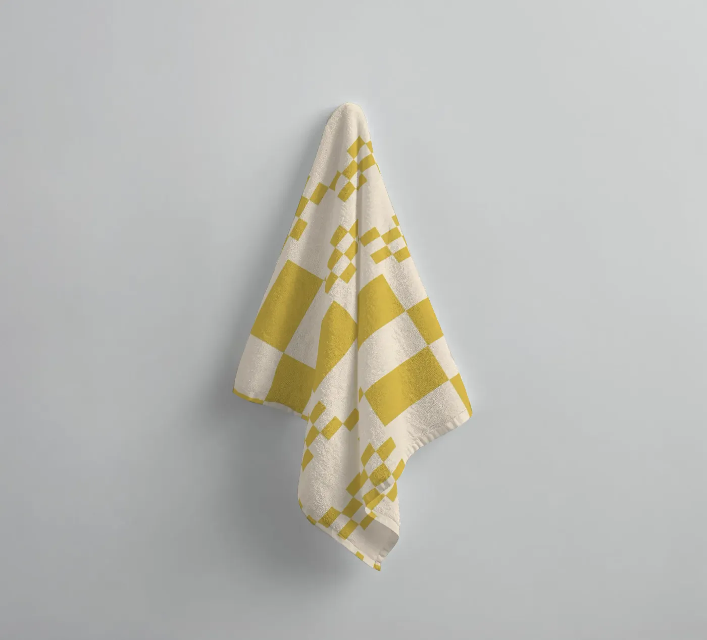 Funky grid pattern badhanddoek van Wackapacka