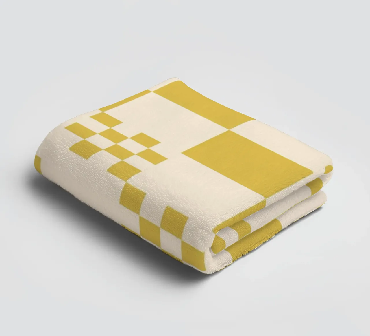 Funky rasterpatroon badhanddoek van Wackapacka