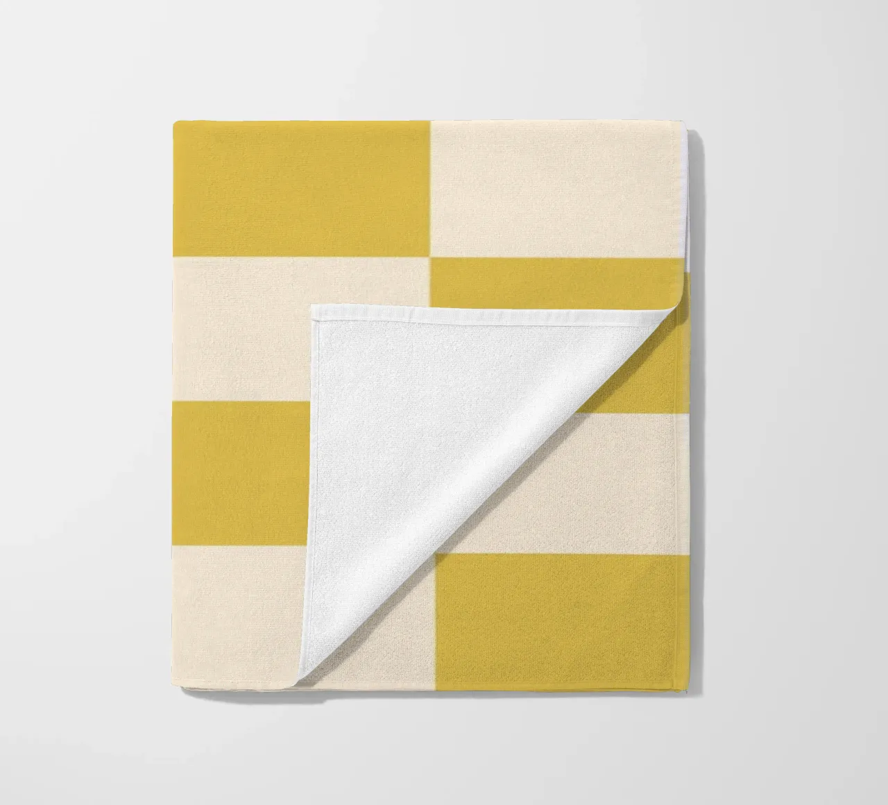 Funky grid pattern beach towel by Wackapacka