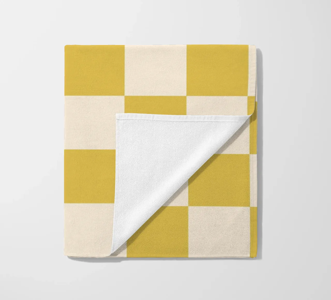Funky grid pattern beach towel by Wackapacka