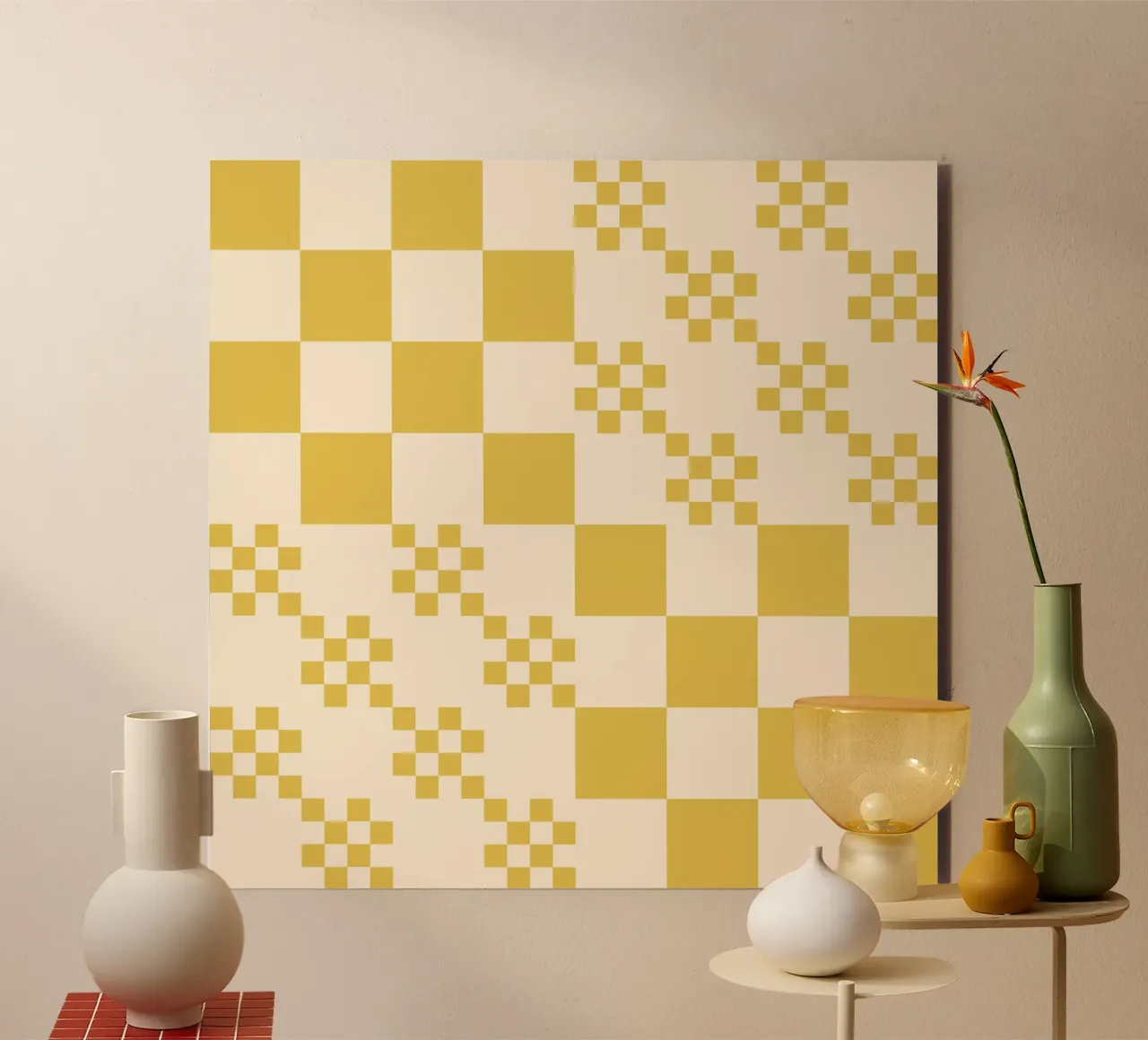 Motif de grille amusant panneau forex de Wackapacka