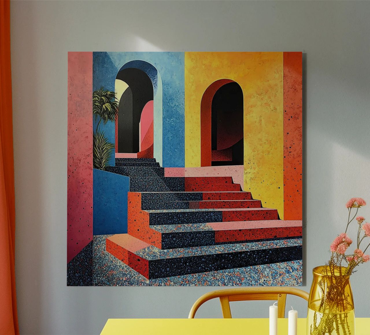 Surrealismo Architettura Design Geometria pannello forex da Nikis Art Studio