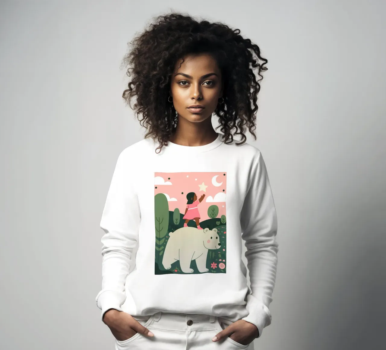 Cavalcata dell'orso polare felpa da Emery Kate