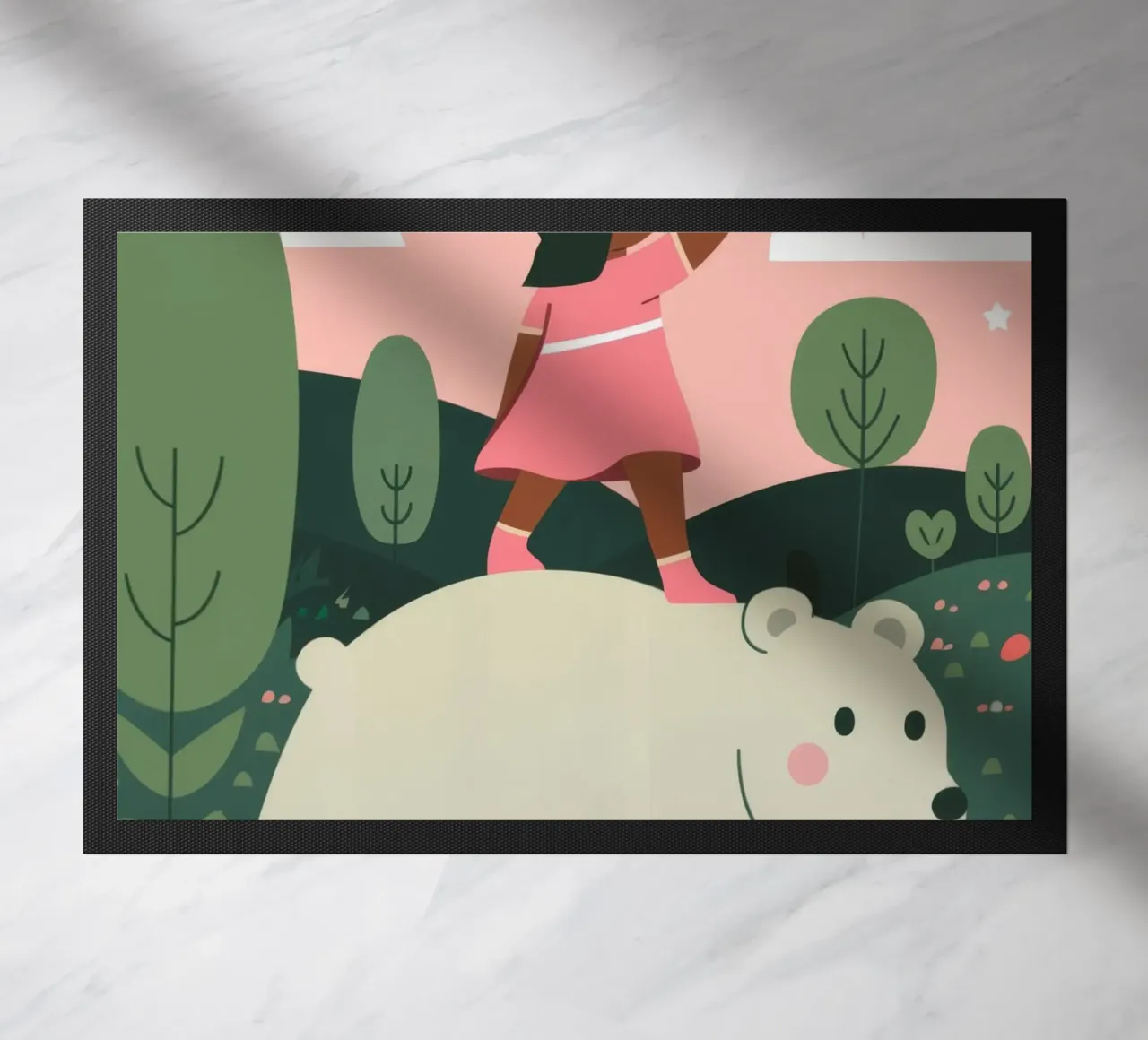 Cavalcata dell'orso polare zerbino da Emery Kate