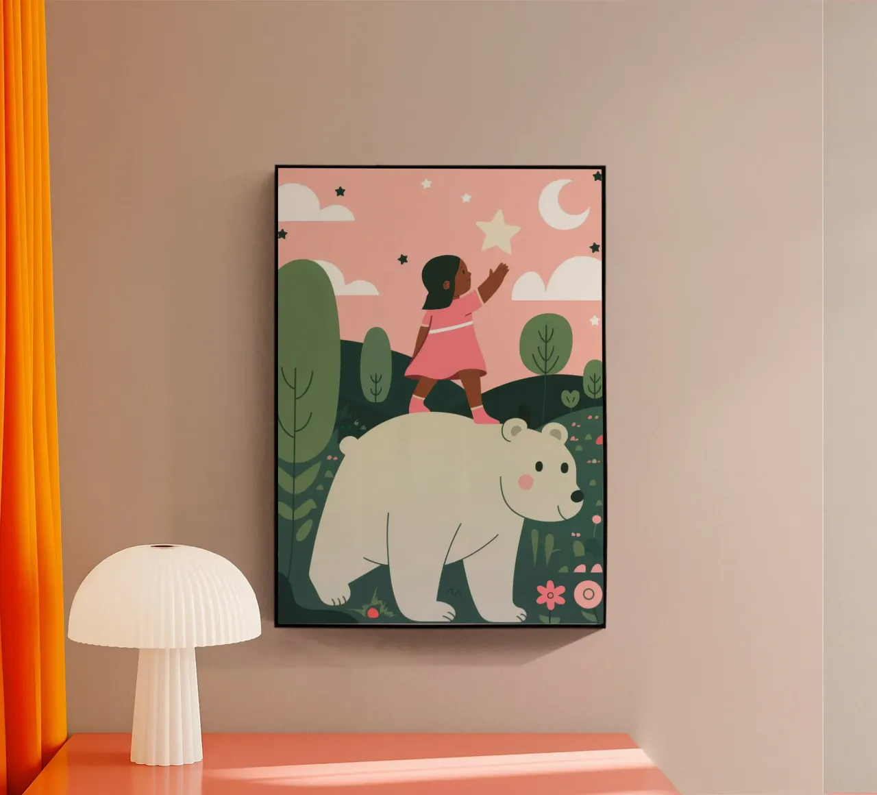 Cavalcata dell'orso polare plexiglass da Emery Kate
