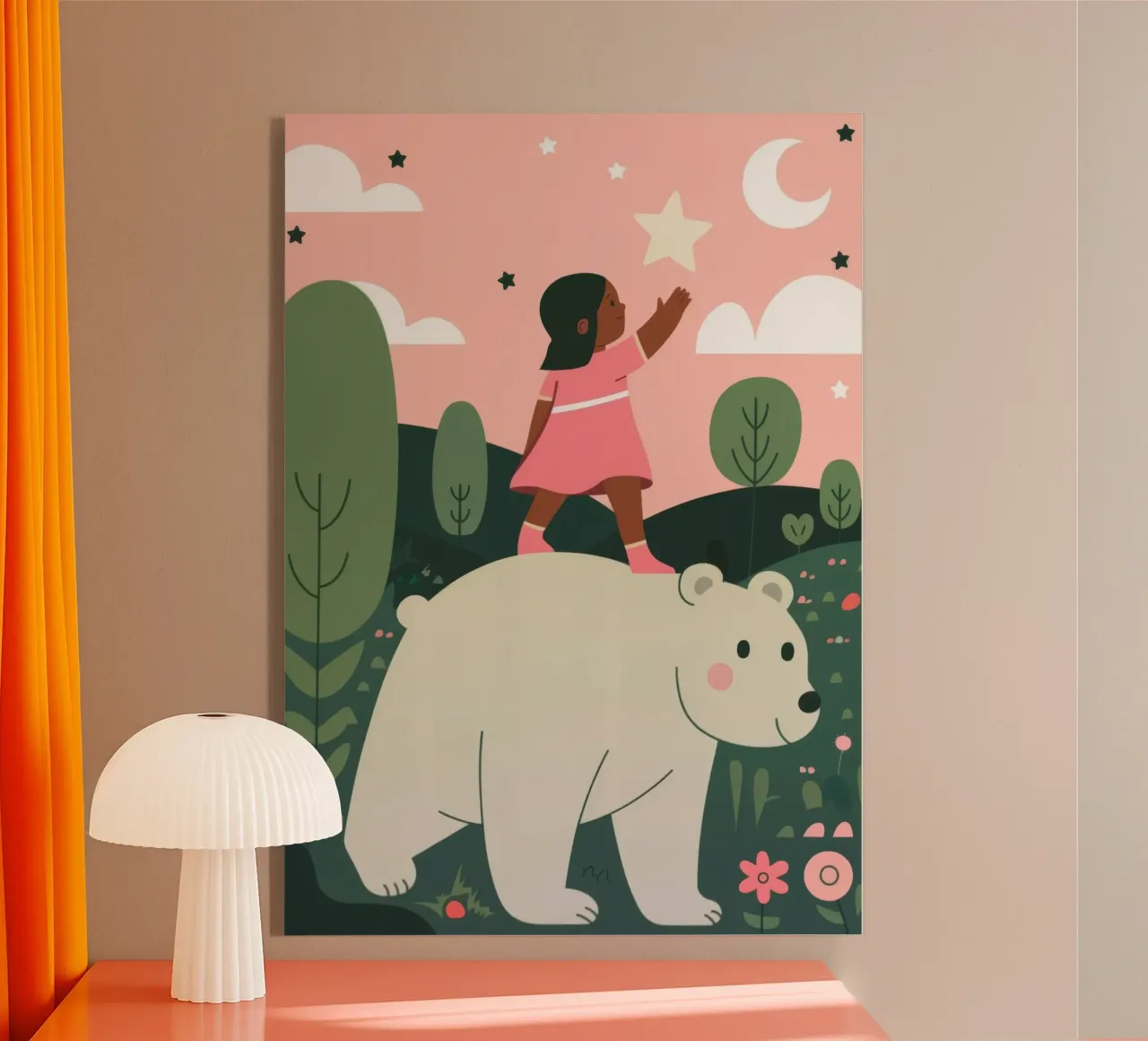 Cavalcata dell'orso polare plexiglass da Emery Kate