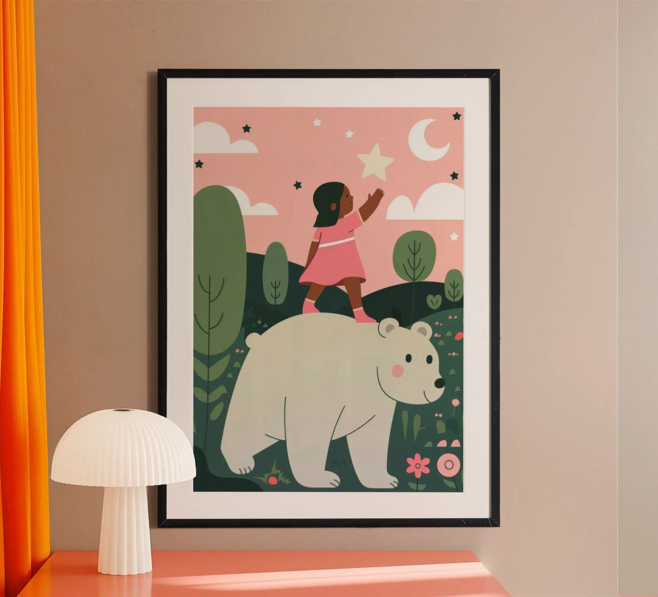 Balade de l'ours polaire poster de Emery Kate