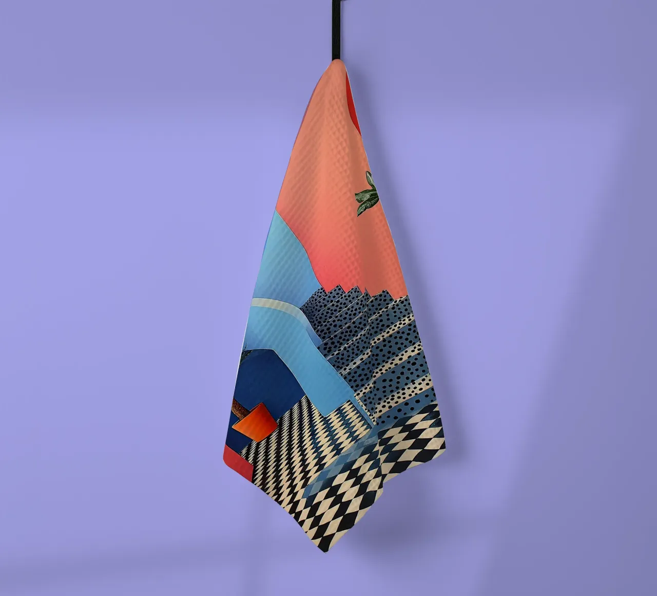 Surréalisme Architecture Design Géométrie torchon de Nikis Art Studio