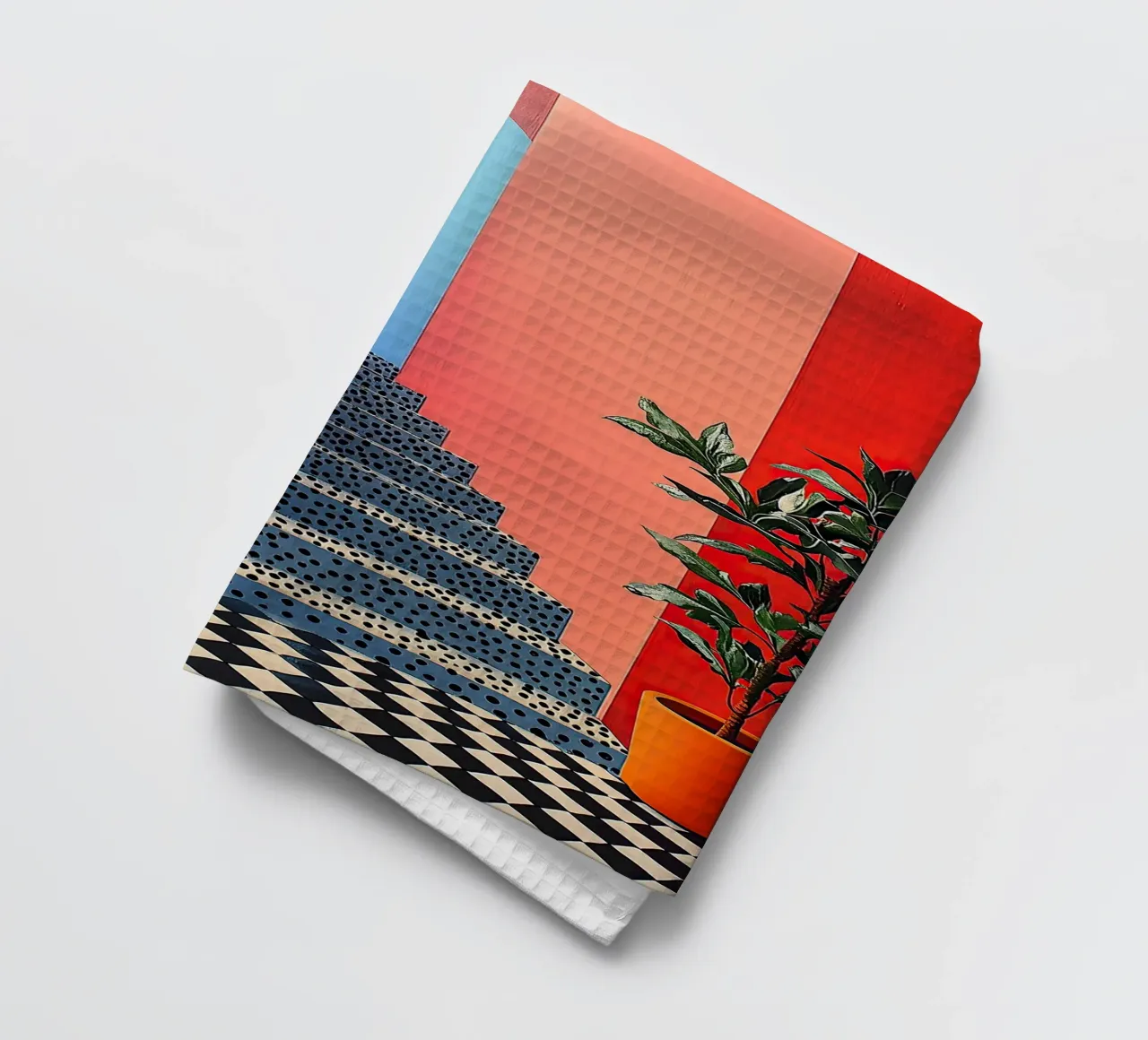 Surréalisme Architecture Design Géométrie torchon de Nikis Art Studio