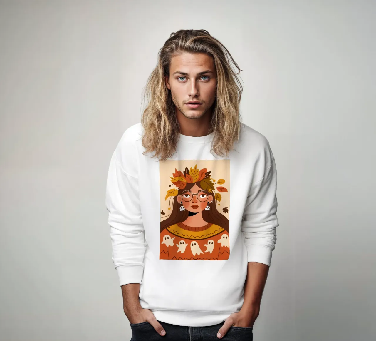 Autumn Crown sweatshirt by Emery Kate