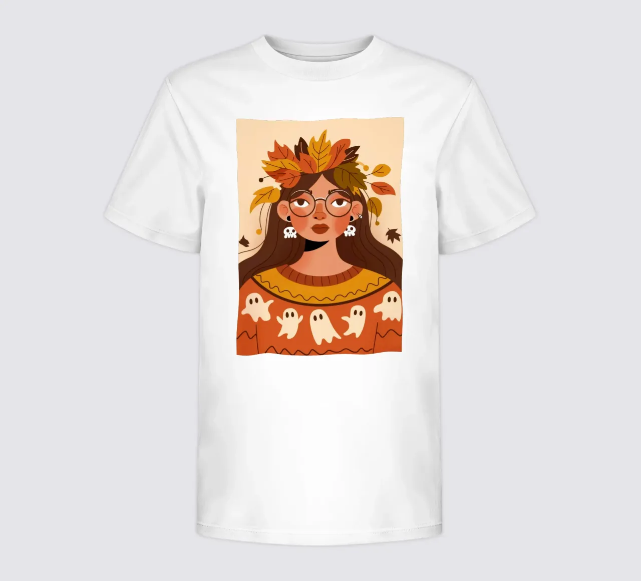 Herbstkrone Kinder T-Shirt von Emery Kate