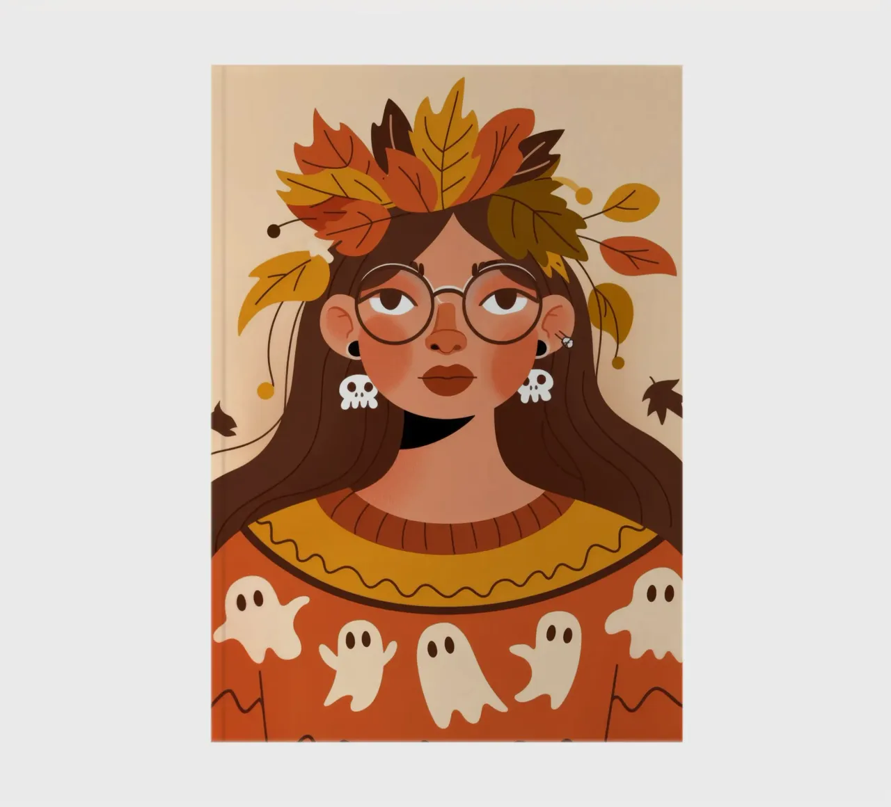Autumn Crown notebook by Emery Kate