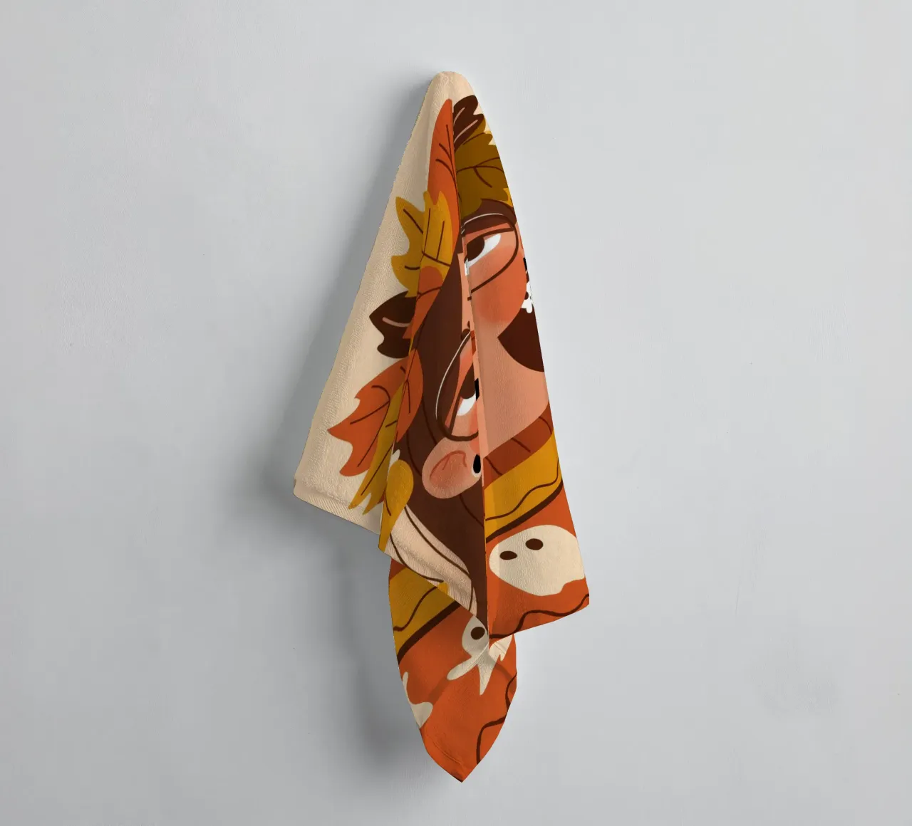 Herbstkrone Handtuch von Emery Kate