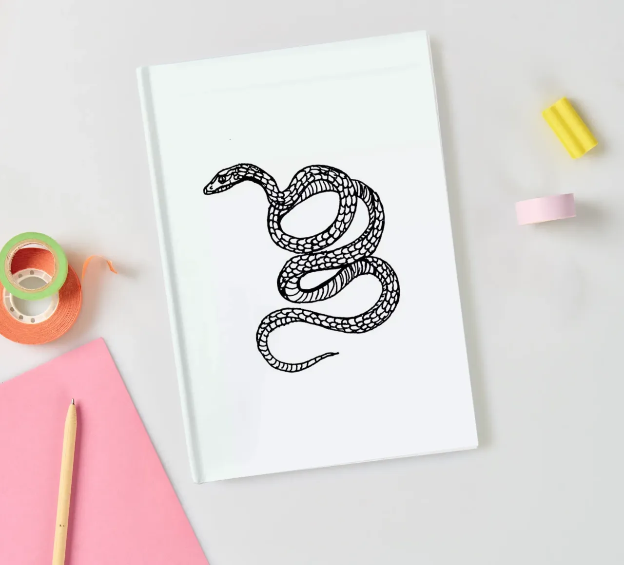 Snake White notebook by Daniela Roessler