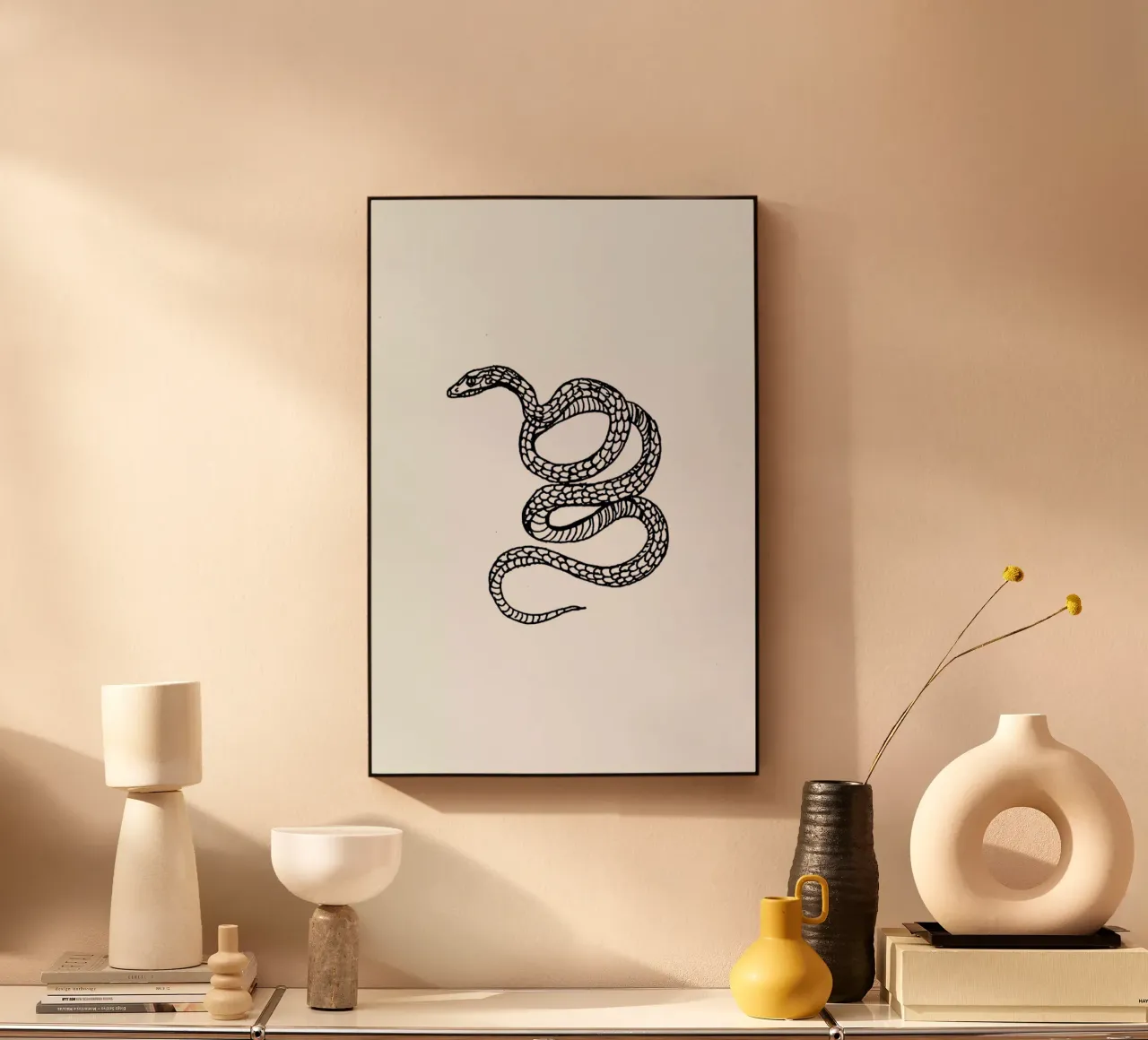 Snake White plexiglass da Daniela Roessler