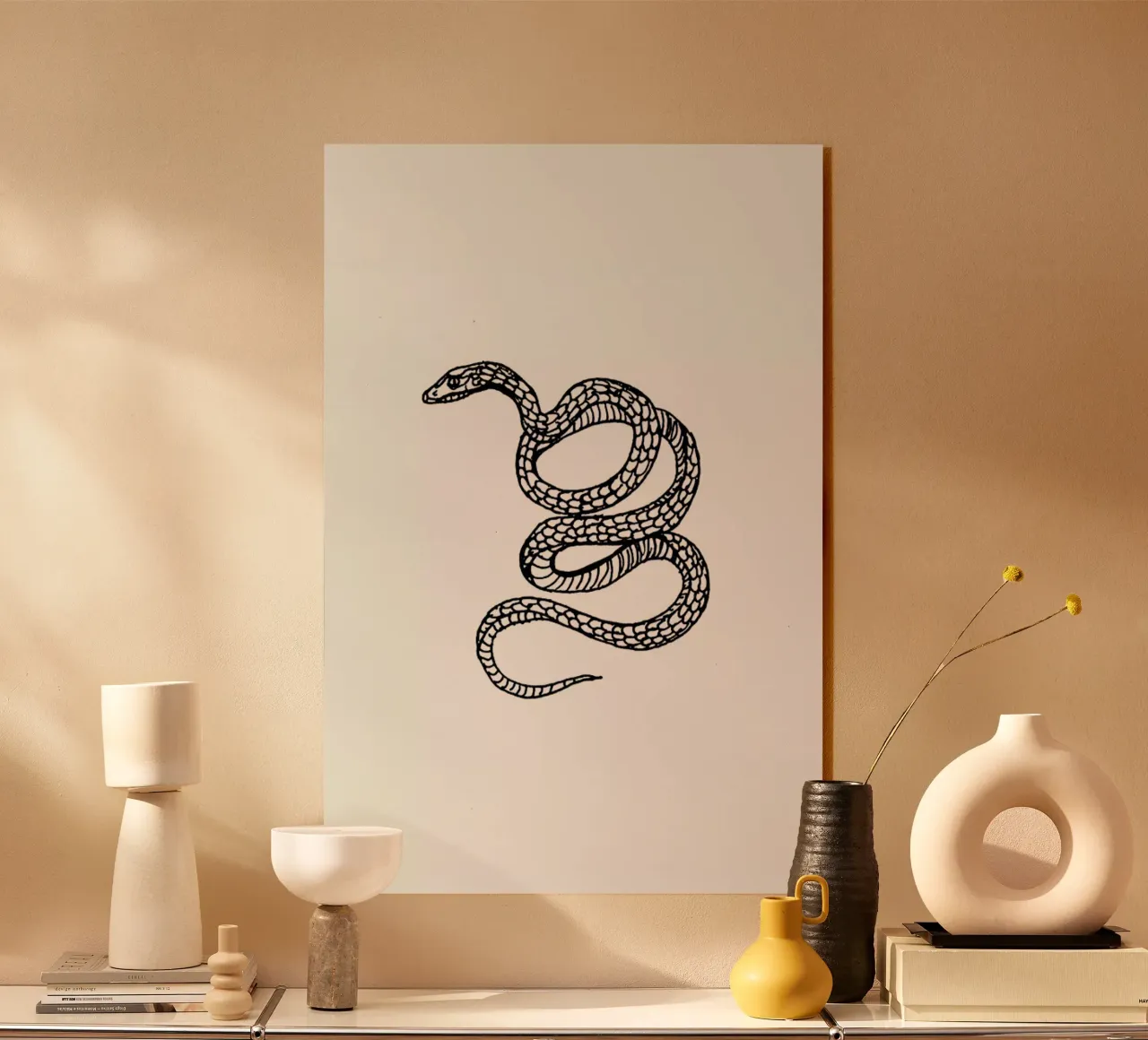 Snake White plexiglass da Daniela Roessler