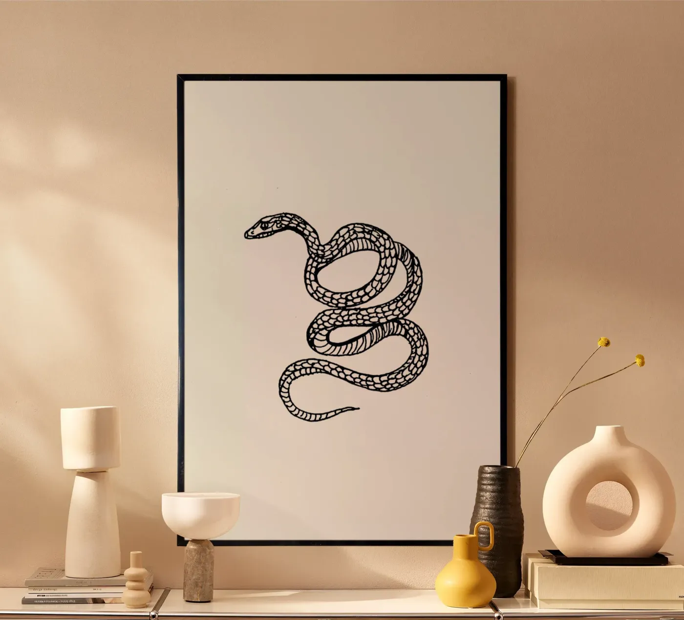 Snake White poster by Daniela Roessler