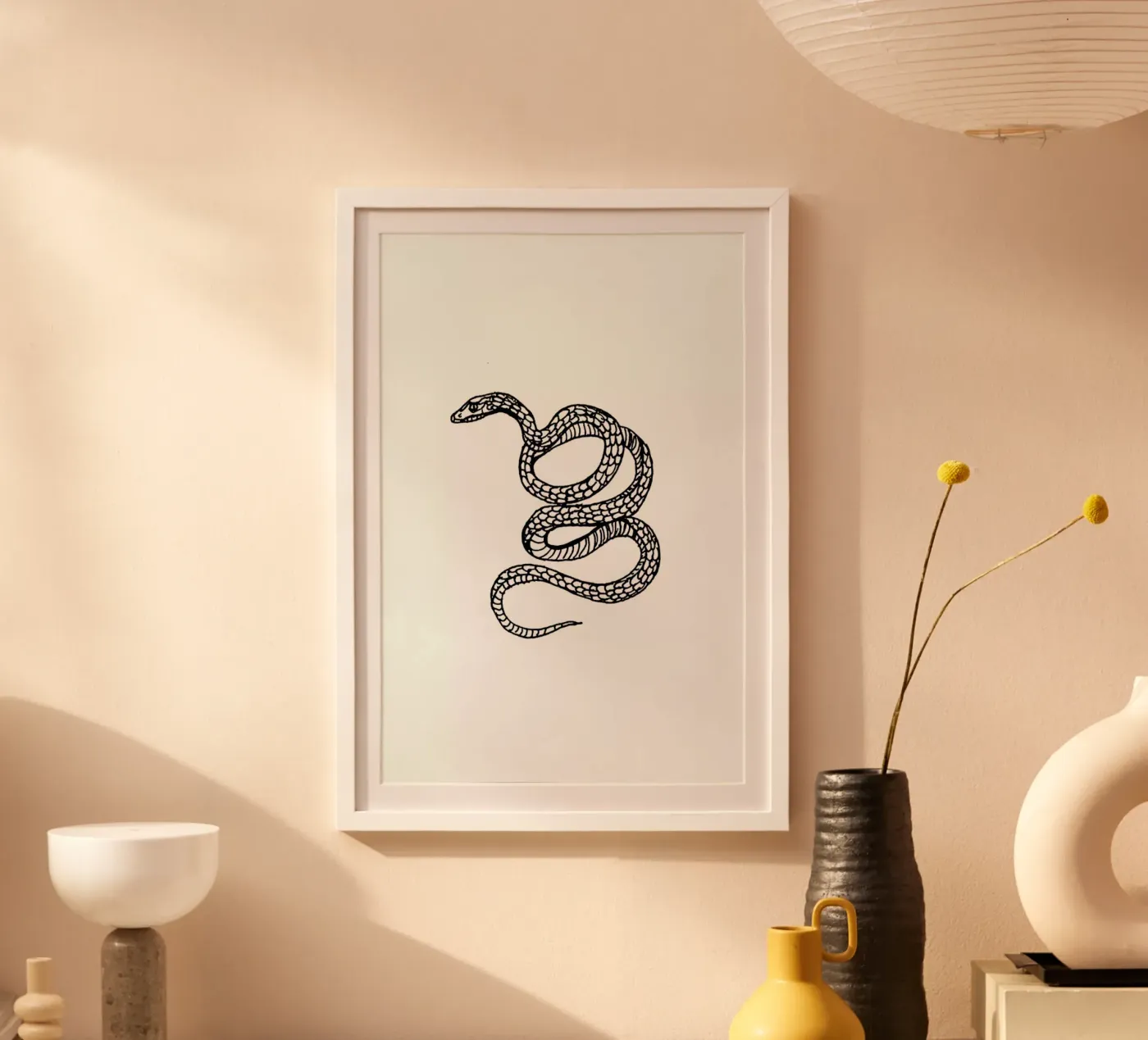 Snake White poster by Daniela Roessler