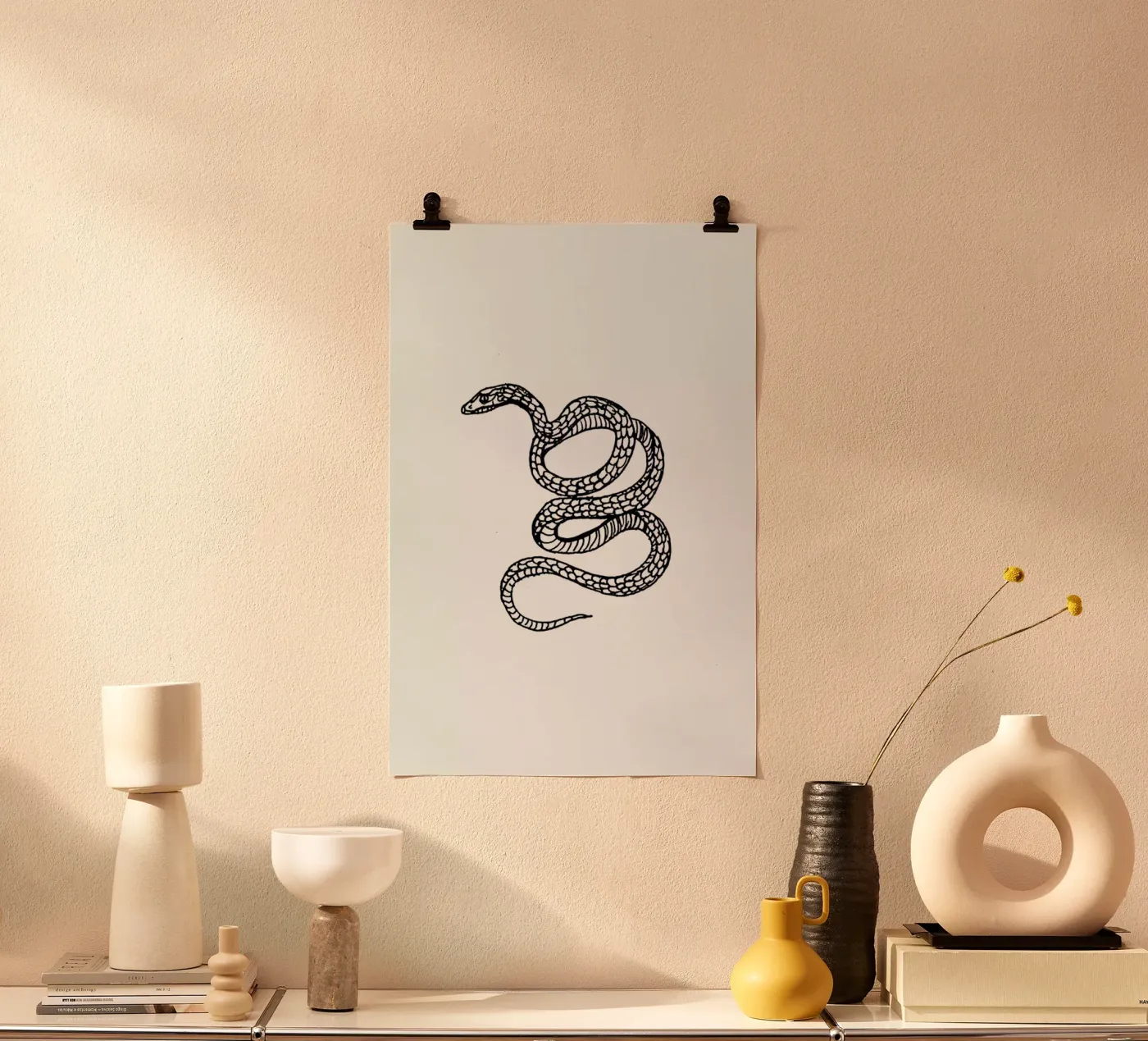 Snake White poster by Daniela Roessler