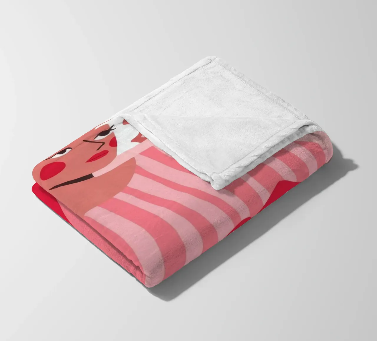Camicia a righe Relax coperta in pile da Emery Kate