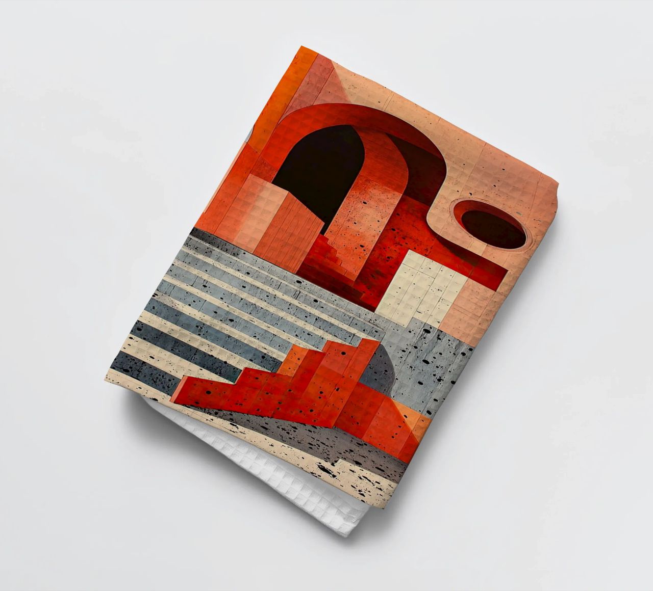 Surréalisme Architecture Design Géométrie torchon de Nikis Art Studio