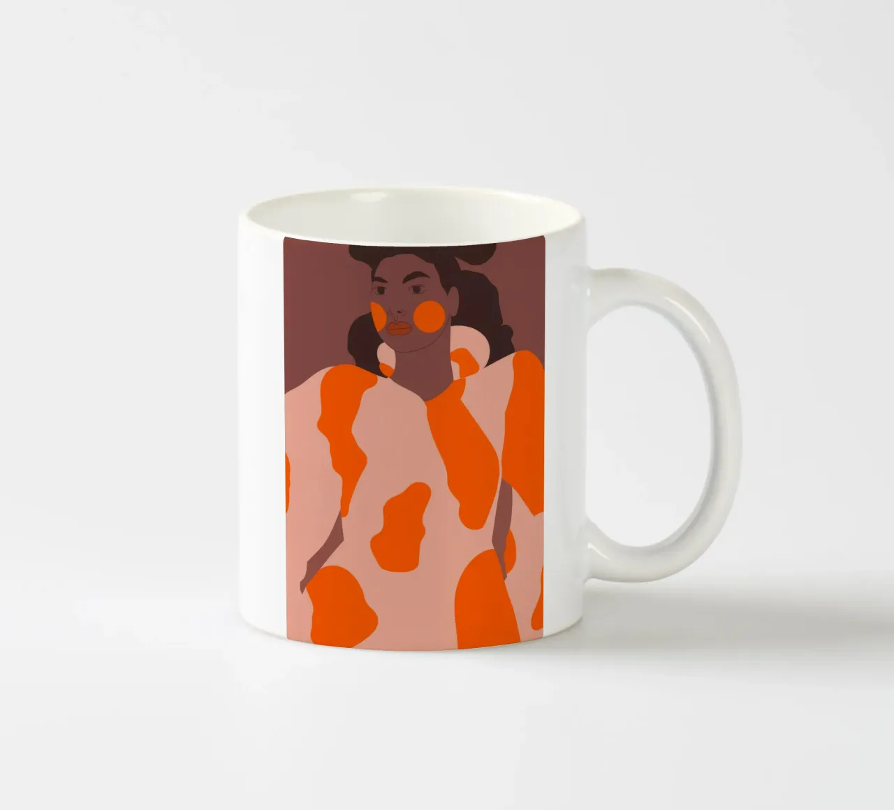 Cappello con motivo a mucca tazza in ceramica da Emery Kate