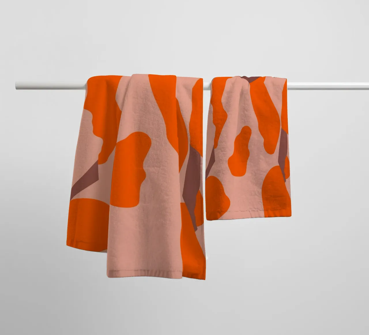 Cow Pattern Hat towel by Emery Kate