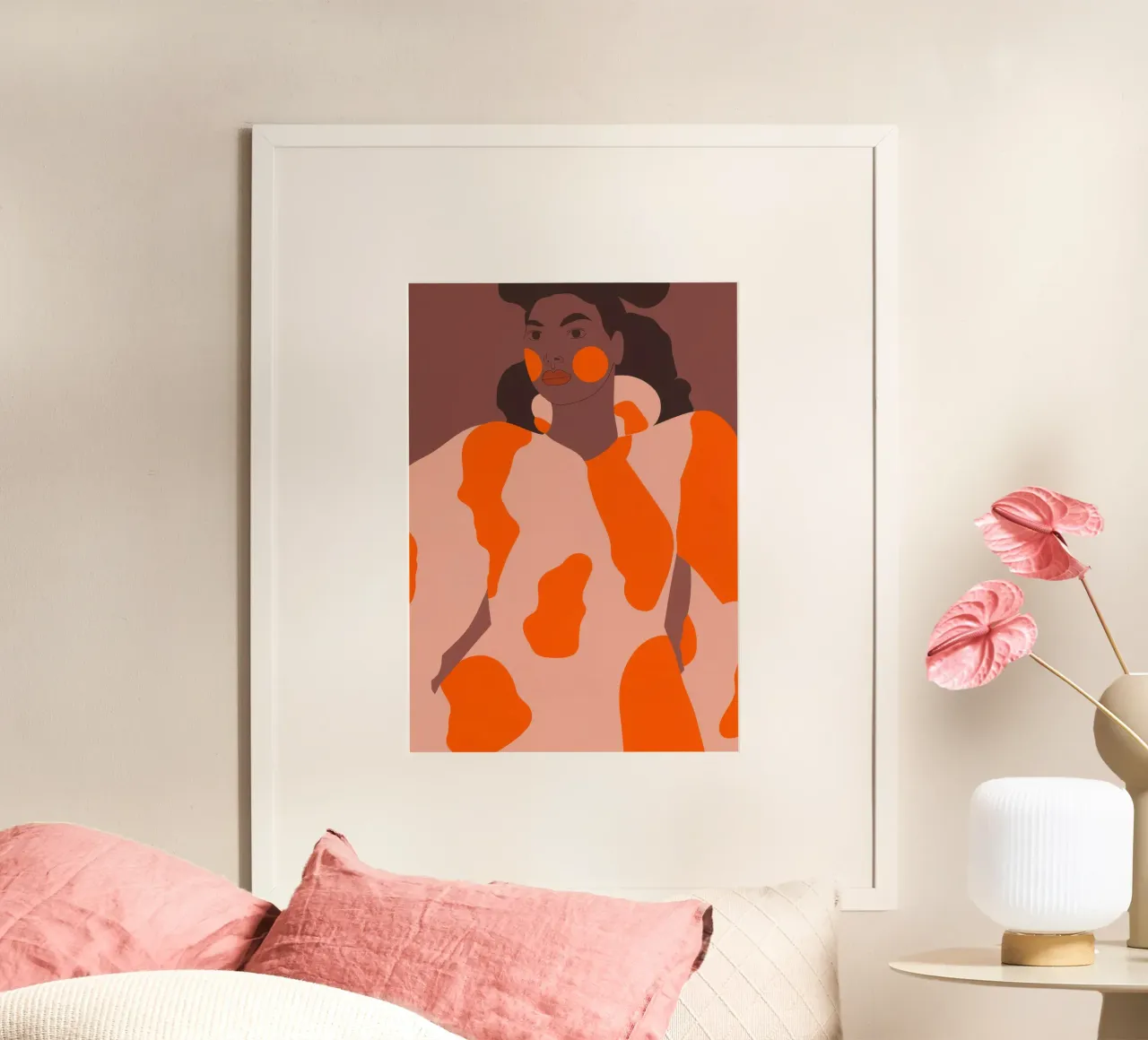 Chapeau à motif de vache poster de Emery Kate