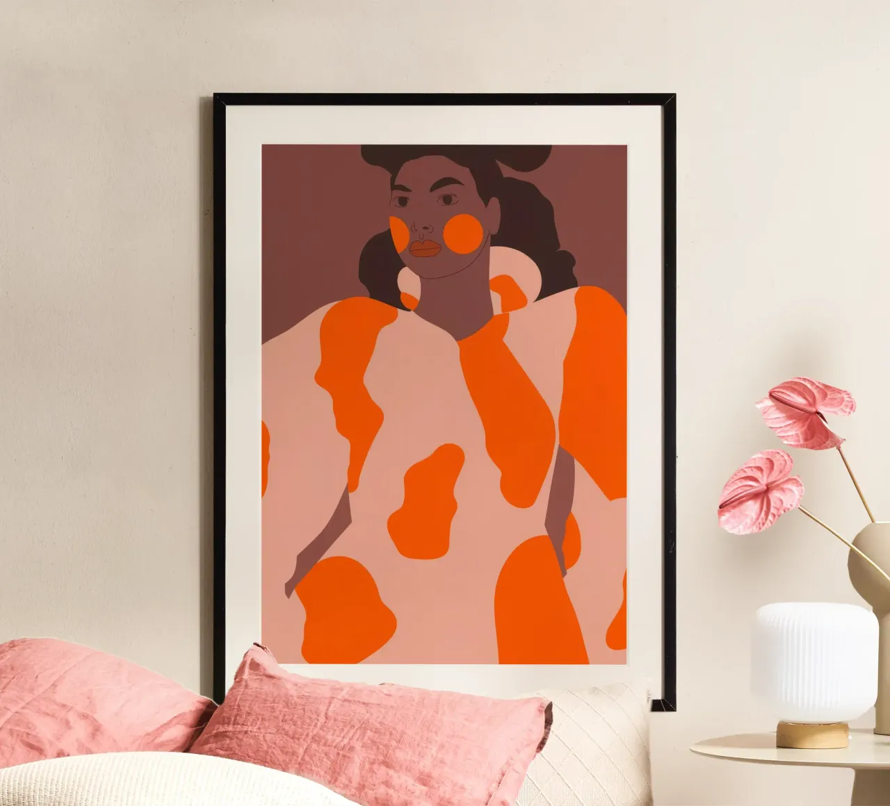 Chapeau à motif de vache poster de Emery Kate
