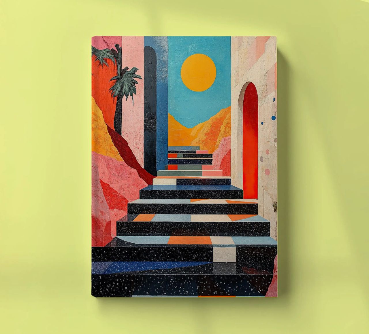 Surrealism Architecture Design Geometry notebook by Nikis Art Studio