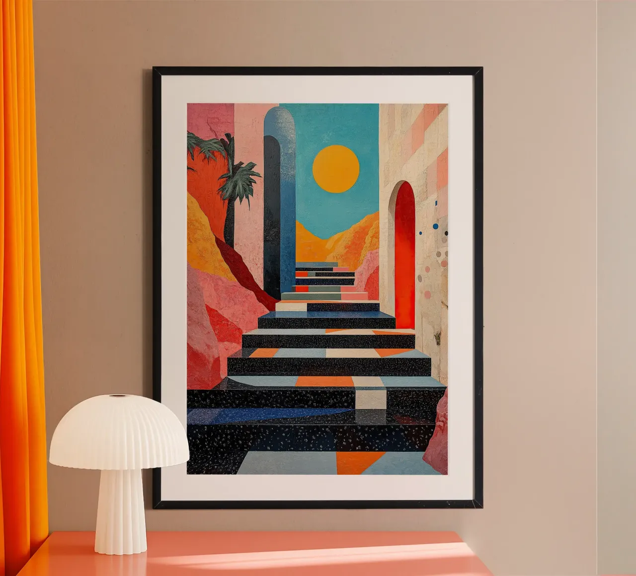 Surrealismo Architettura Design Geometria poster da Nikis Art Studio