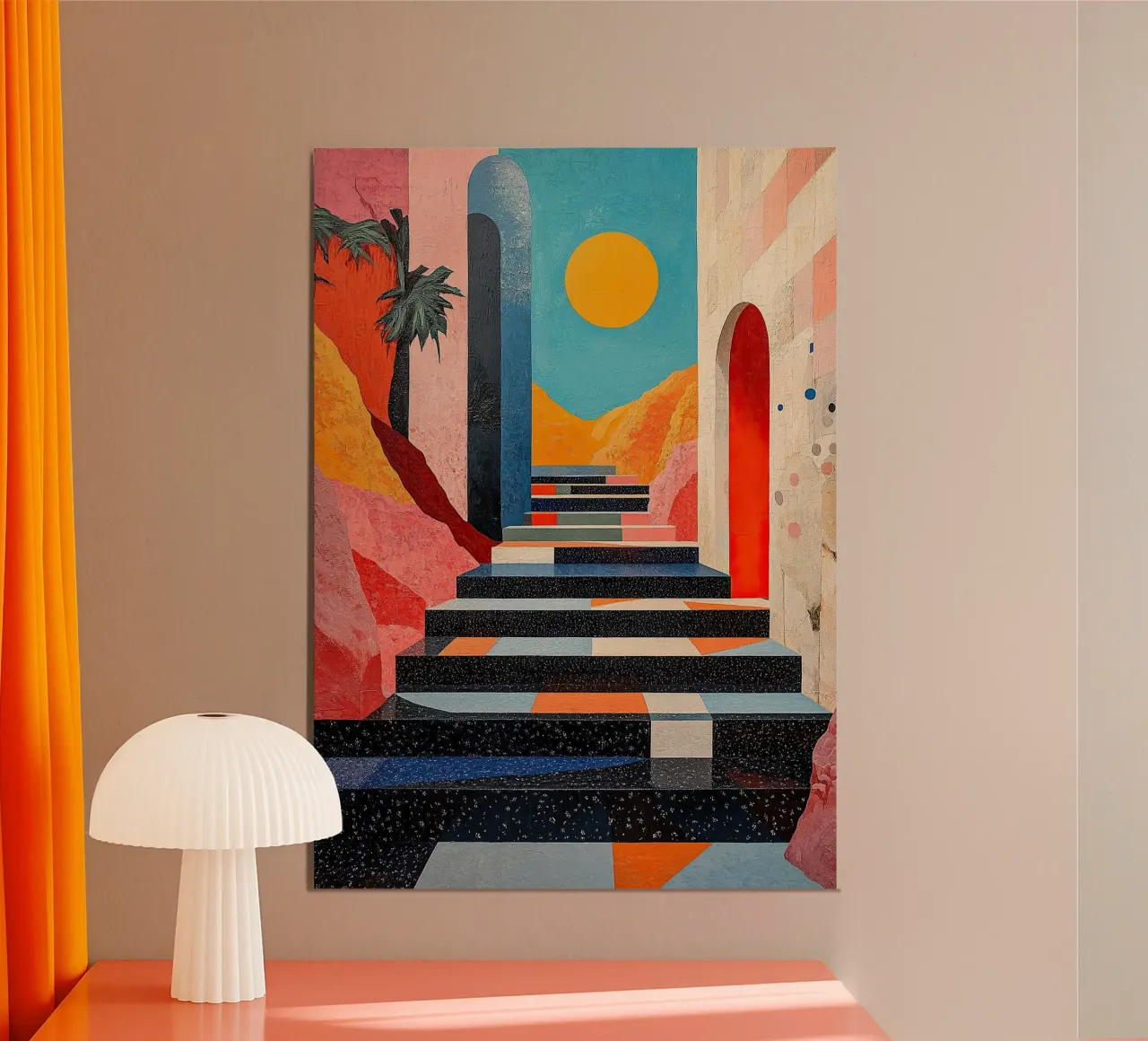 Surrealismo Architettura Design Geometria poster da Nikis Art Studio